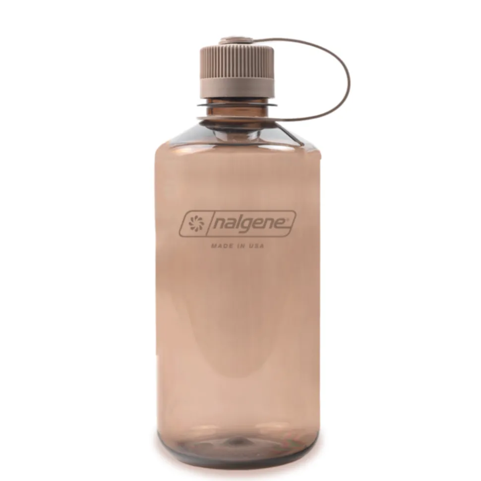 Nalgene - Narrow Mouth Sustain Drikkeflaske 1L // Kaffe Brun