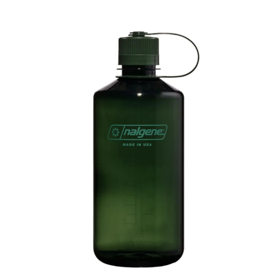 Nalgene - Narrow Mouth Sustain Drikkeflaske 1L // Kaffe Brun
