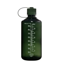 Nalgene - Narrow Mouth Sustain Drikkeflaske 1L // Mørkegrøn