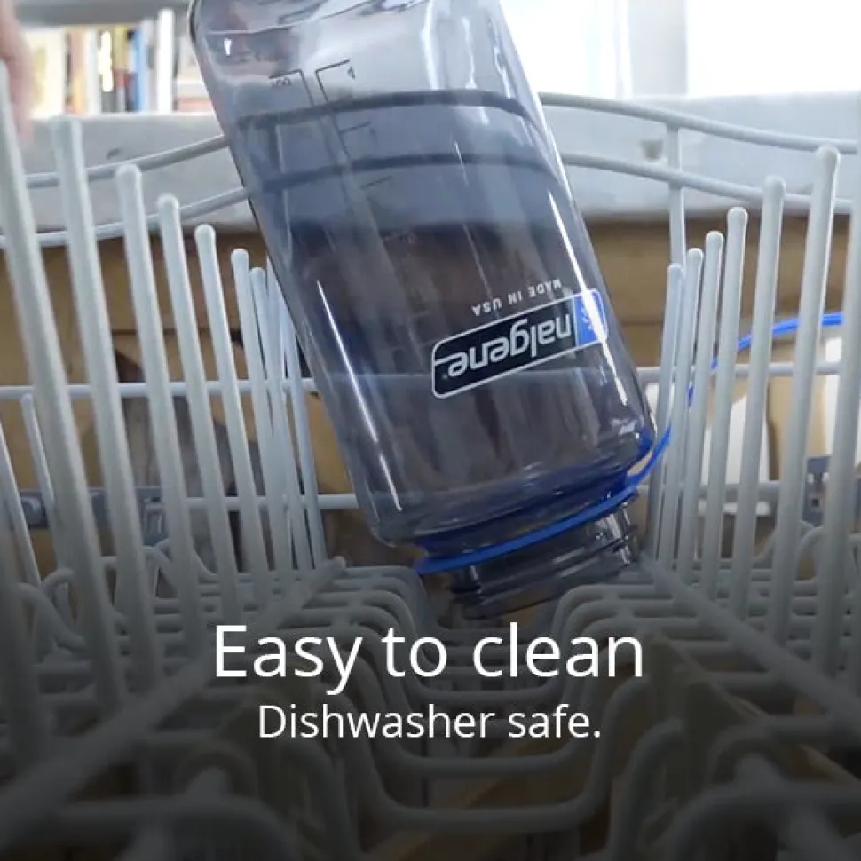 Nalgene - Wide Mouth Drikkeflaske m. GrejFreak.dk Logo 1L