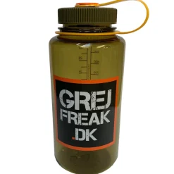 Nalgene - Wide Mouth Drikkeflaske m. GrejFreak.dk Logo 1L
