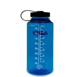 Nalgene - Wide Mouth Sustain Drikkeflaske 1L // Blå