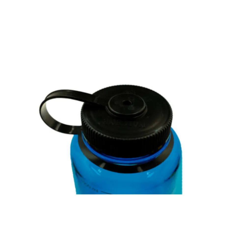 Nalgene - Wide Mouth Sustain Drikkeflaske 1L // Blå