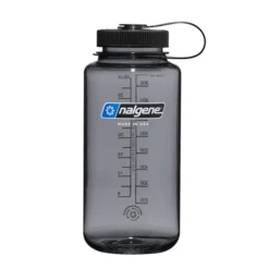 Nalgene - Wide Mouth Sustain Drikkeflaske 1L // Grå