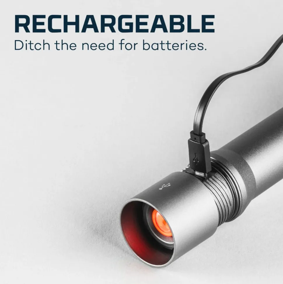 NEBO - DAVINCI 3500 Genopladelig Lommelygte 3500 Lumen