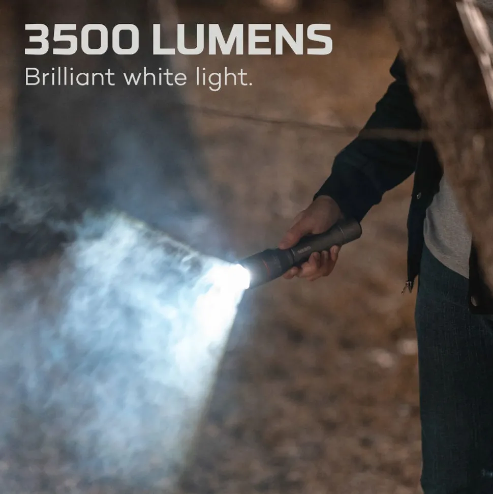 NEBO - DAVINCI 3500 Genopladelig Lommelygte 3500 Lumen