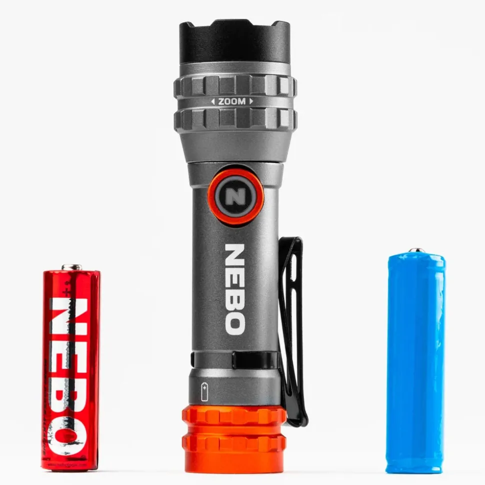 Nebo - DAVINCI 450L FLEX Genopladelig Lommelygte 450 Lumen