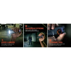Nebo - Edge 2K Pocket Light Genopladelig 2000Lumen