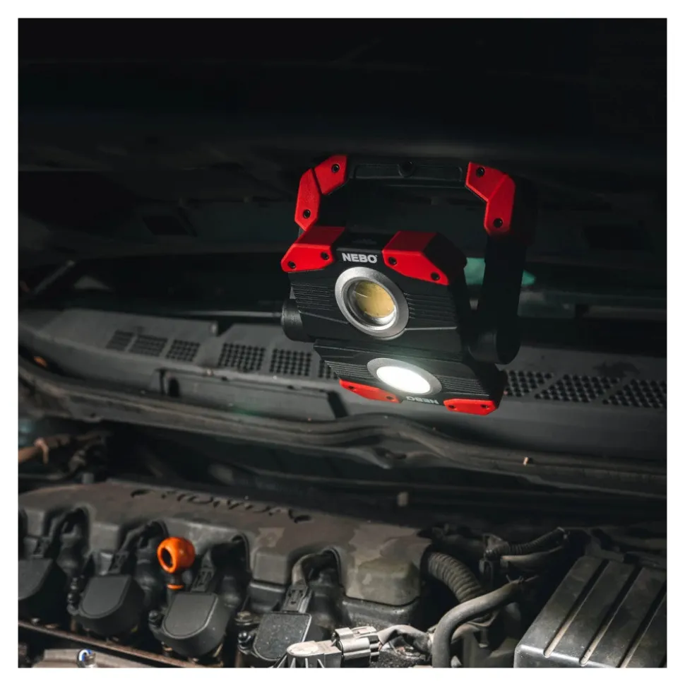 Nebo - OMNI 2000 Genopladelig Arbejdslampe 2000 Lumen