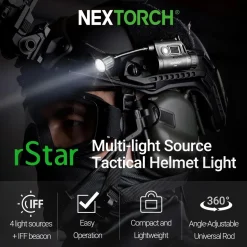 Nextorch - rStar LED Hjelmlygte 80 lumen