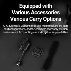 Nextorch - rStar LED Hjelmlygte 80 lumen