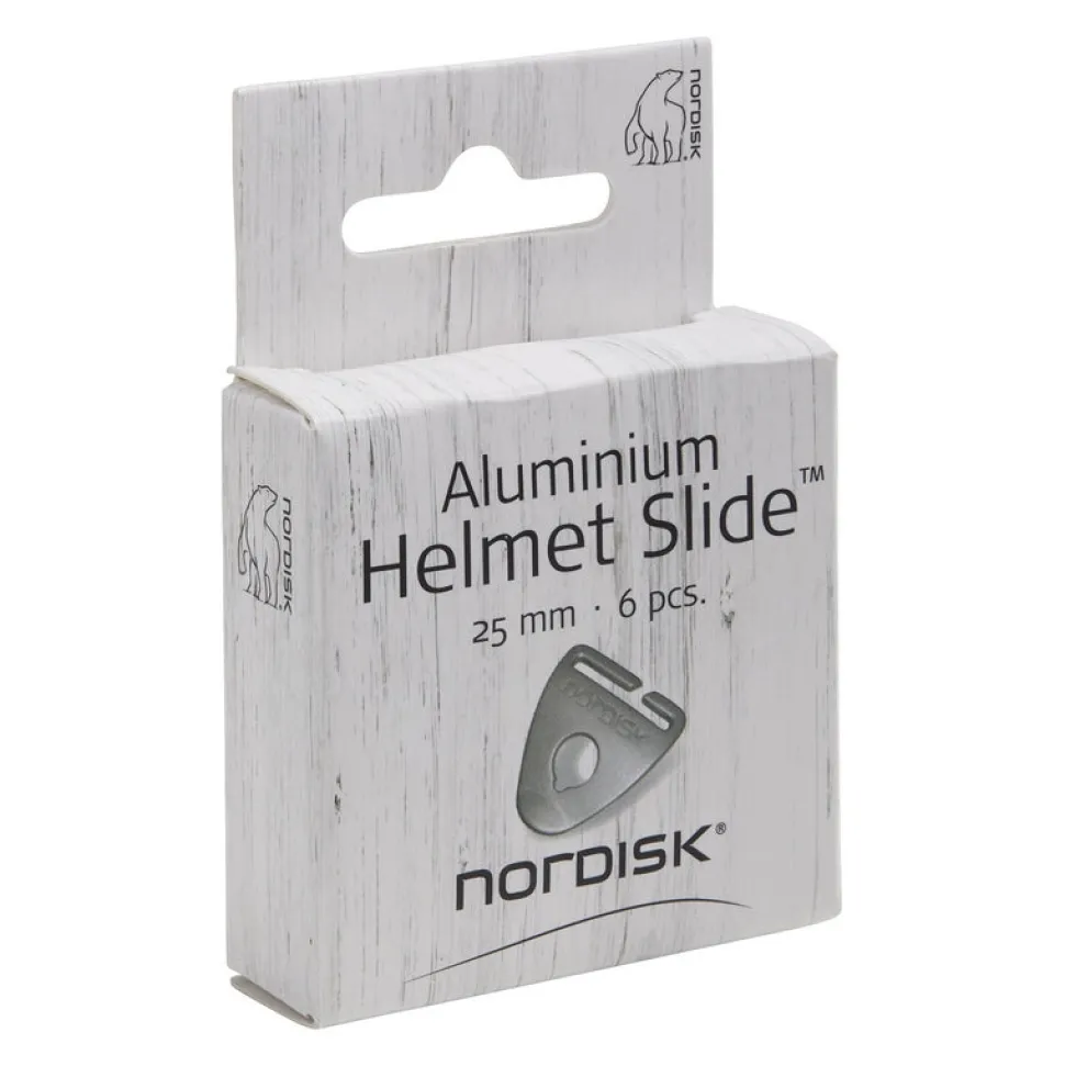 Nordisk - Aluminium Helmet Slide Bardunstrammer 25 mm (6-pak)