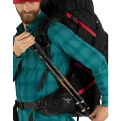 Osprey - Aether Plus 85 Herre Vandrerygsæk 85L // Sort