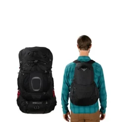Osprey - Aether Plus 100 Herre Vandrerygsæk 100L // Sort