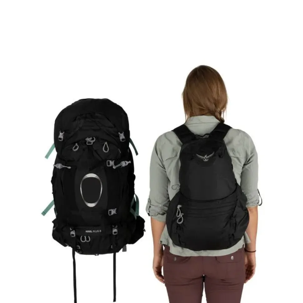 Osprey - Ariel Plus 85 L Dame Rygsæk // Sort