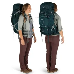Osprey - Ariel Plus 70L Dame Rygsæk // Sort