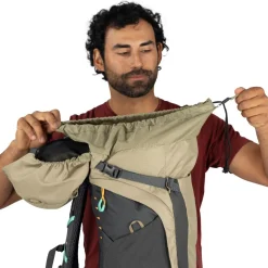 Osprey - Kestrel LT 45 Herre Vandrerygsæk 45L // Moss Green