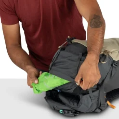 Osprey - Kestrel LT 45 Herre Vandrerygsæk 45L // Moss Green