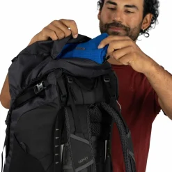 Osprey - Kestrel LT 65 Herre Vandrerygsæk 65L // Moss Green