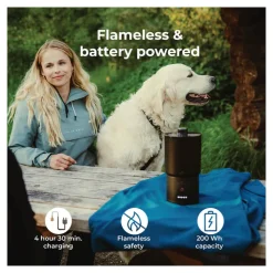 Outinspire - The Cooker XA Transportabel EL-koger og Power Bank 9.000 mAh