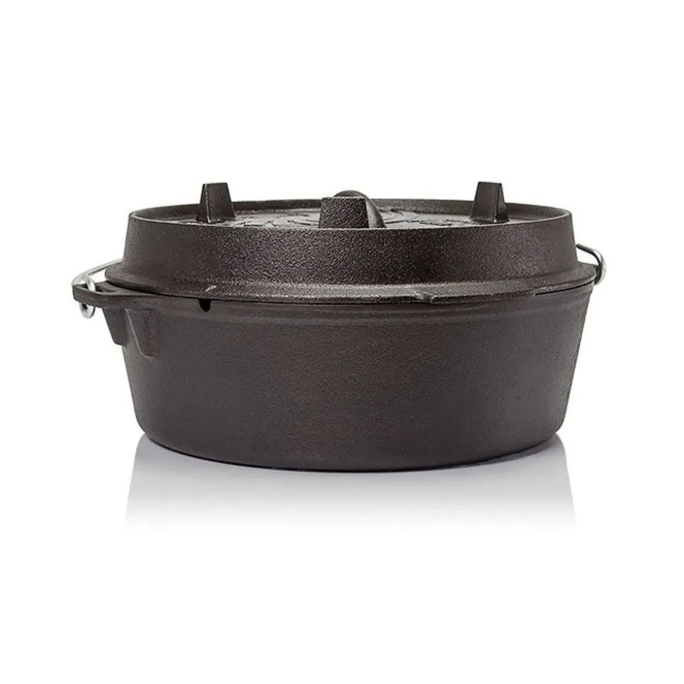 Petromax - Dutch Oven ft12 Fladbundet Støbejernsgryde 10,8L