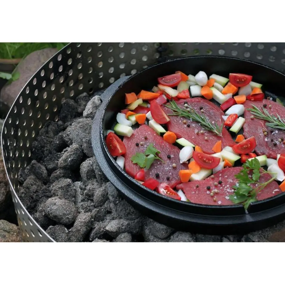 Petromax - Dutch Oven ft12 Fladbundet Støbejernsgryde 10,8L