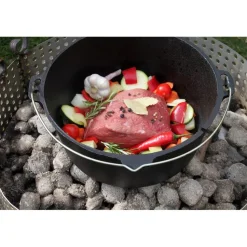 Petromax - Dutch Oven ft12 Fladbundet Støbejernsgryde 10,8L