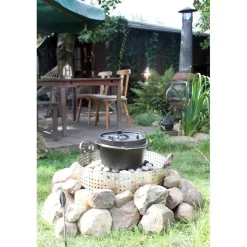 Petromax - Dutch Oven ft6 Fladbundet Støbejernsgryde 5,5L
