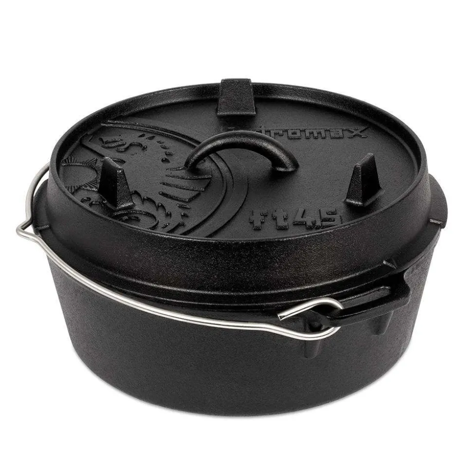 Petromax - Dutch Oven ft4.5 Støbejernsgryde med flad bund (4,5L)