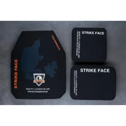 PGD - Skudsikker NIJ level 4 Keramik Sideplade Stand Alone 15 x 15 cm