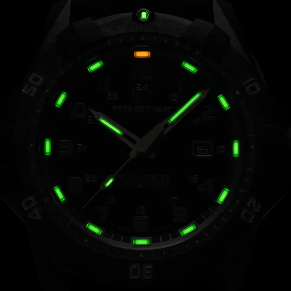 ProTek - PT1013 USMC 42 mm Outdoor Ur // Sort & Blå