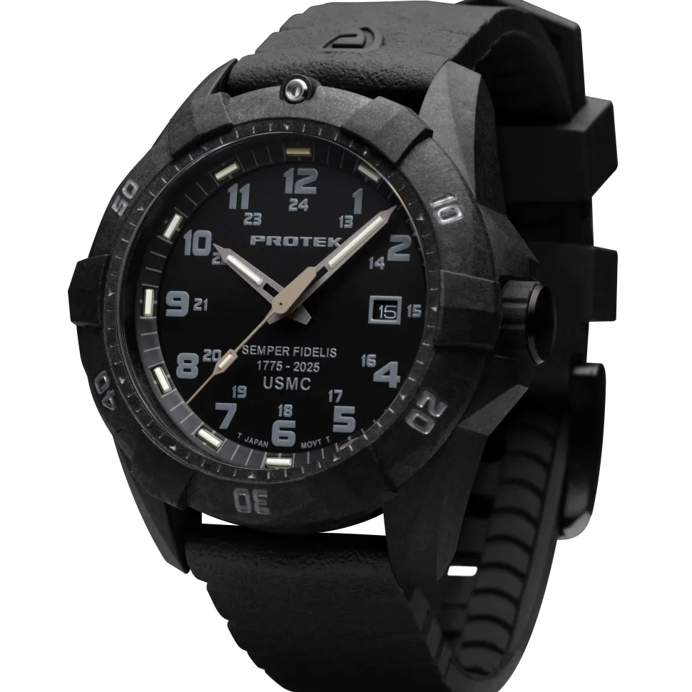 ProTek - PT1011SF USMC 250th Edition 42 mm Outdoor Ur // Sort