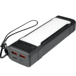 Readybox - Powerbank med indbygget lommelygte (20.000 mAh)