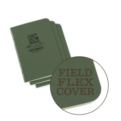 Rite In The Rain - Mini Stapled Notebook (3-pak) // Grøn