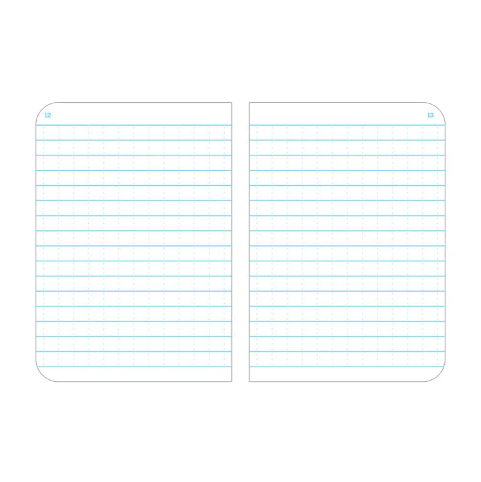 Rite In The Rain - Mini Stapled Notebook (3-pak) // Blå