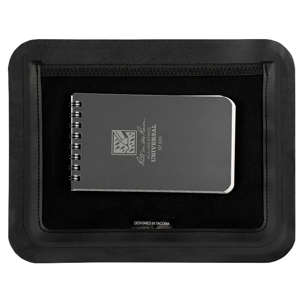 Rite In The Rain - Monsoon Rapid // Medium Utility Bag 7X9 Black W/Velcro