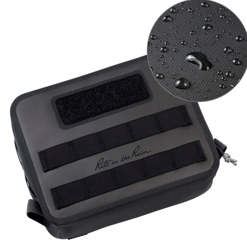 Rite In The Rain - Monsoon Rapid // Medium Utility Bag 7X9 Black W/Velcro
