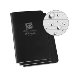 Rite In The Rain - Stapled Notebook (3-pak) // Sort
