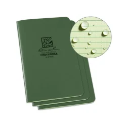Rite In The Rain - Stapled Notebook (3-pak) // Grøn