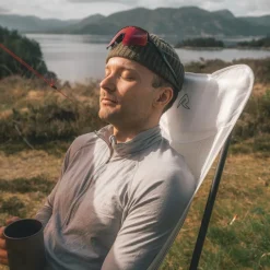 Robens - Pathfinder Carbon Foldbar Letvægt Campingstol // Hvid