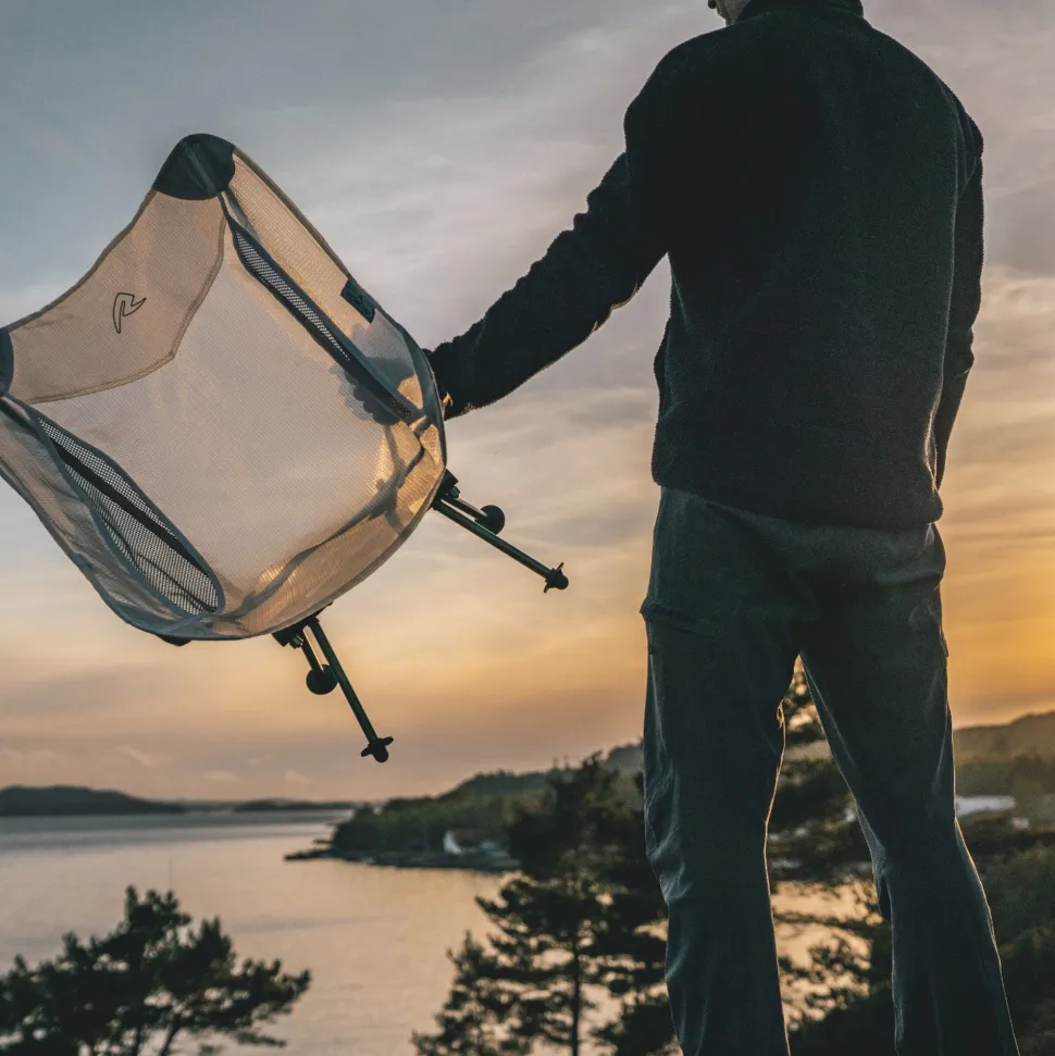 Robens - Pathfinder Carbon Foldbar Letvægt Campingstol // Hvid