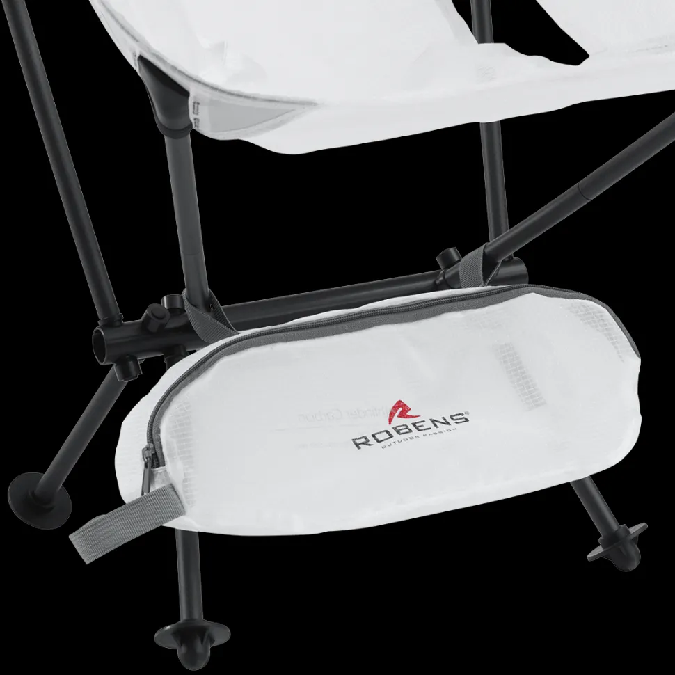 Robens - Pathfinder Carbon Foldbar Letvægt Campingstol // Hvid