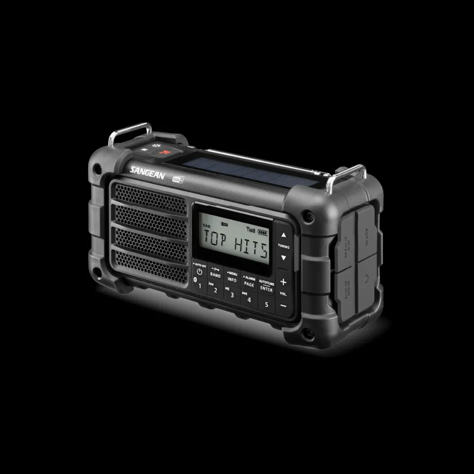 Sangean - MMR-99 DAB+/FM/Bluetooth/AUX - Multi-Powered Digital Nødradio // Sort