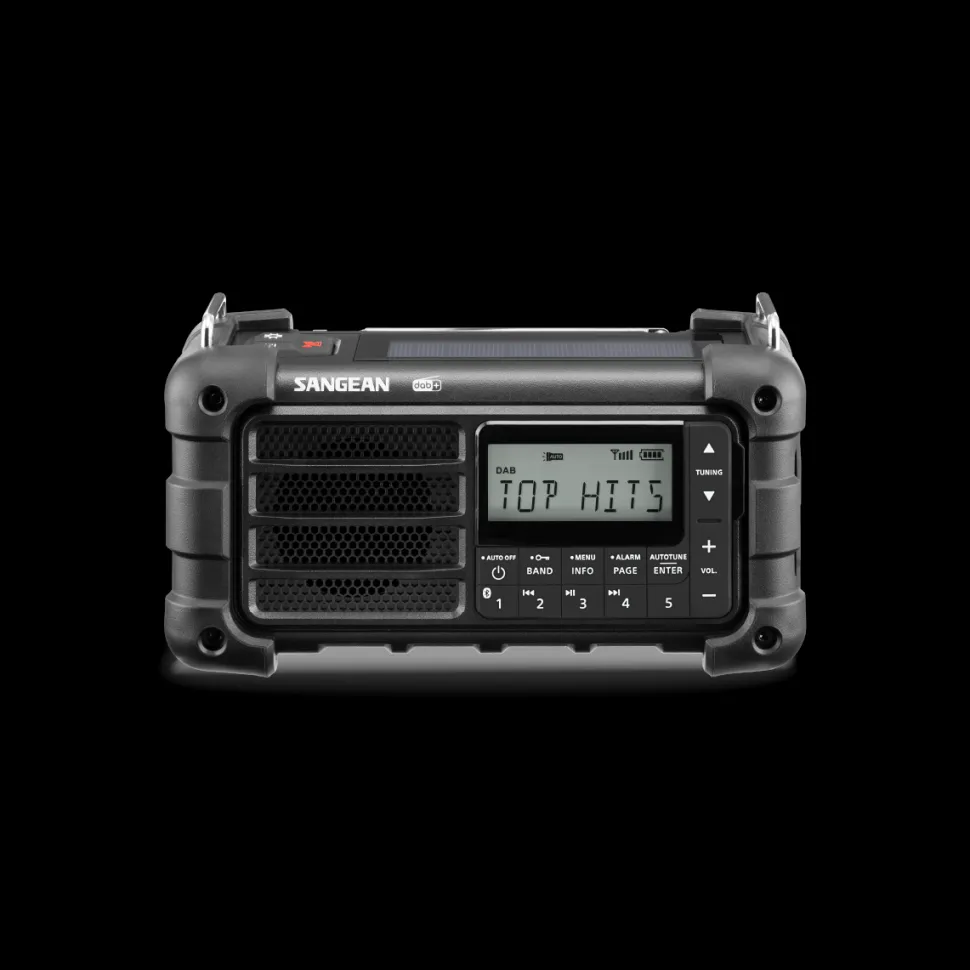 Sangean - MMR-99 DAB+/FM/Bluetooth/AUX - Multi-Powered Digital Nødradio // Sort
