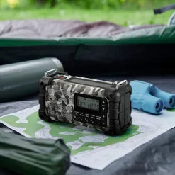 Sangean - MMR-99 DAB+/FM/Bluetooth/AUX - Multi-Powered Digital Nødradio // Arctic Camo