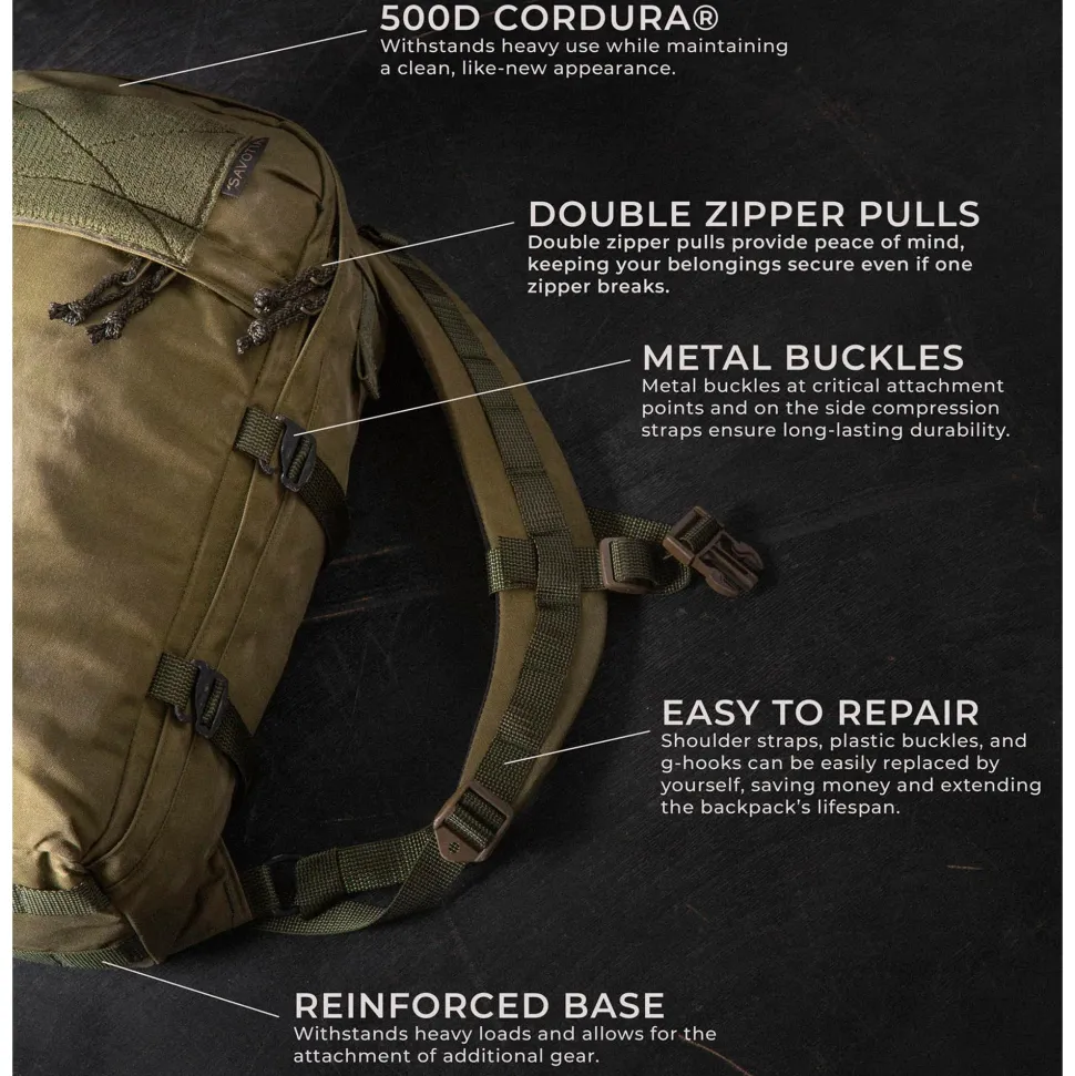 Savotta - Niukka Rygsæk 20L // M05 Woodland