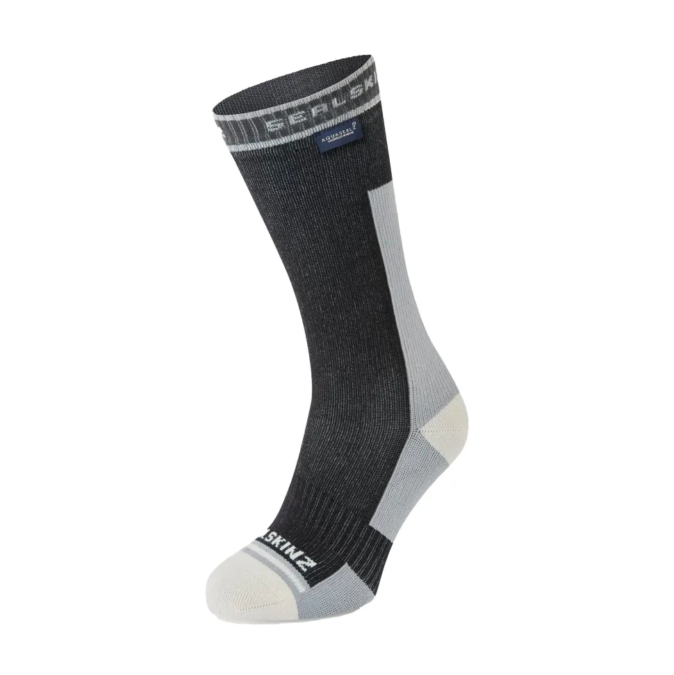 Sealskinz - Holverstone Mid Vandtætte Sokker // Sort