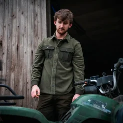 Seeland - Gust Fleece Skjorte // Grape Leaf