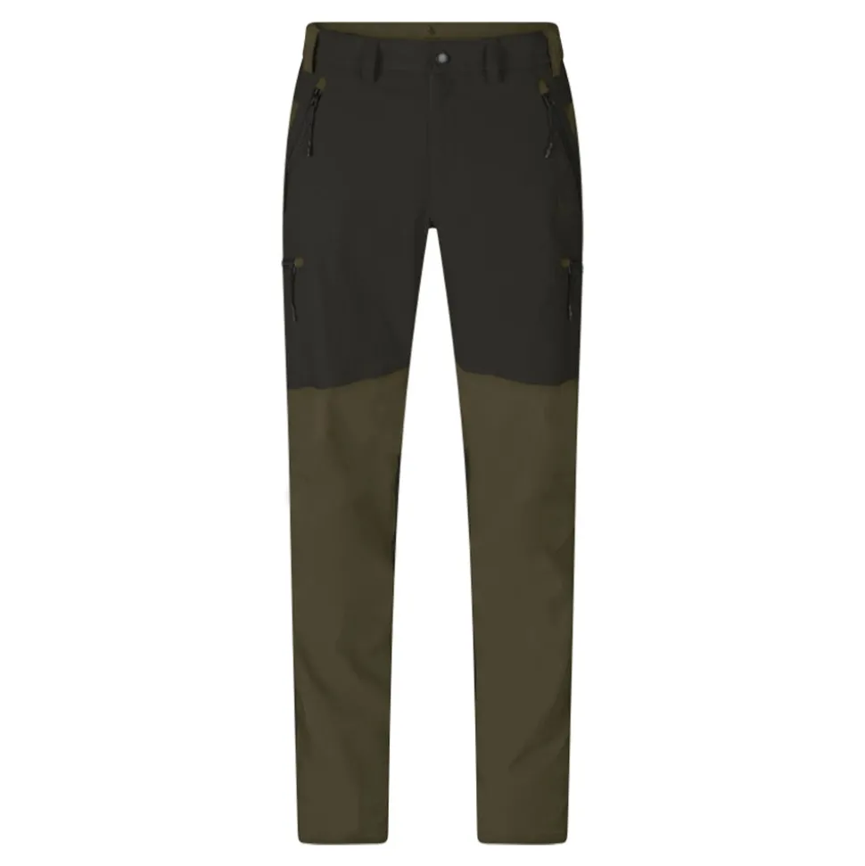 Seeland - Outdoor Stretch Bukser // Grøn / Brun