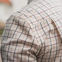 Seeland - Oxford Shooting Skjorte // Classic Blue / Merlot Check